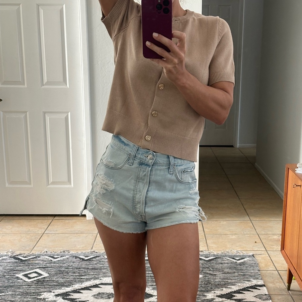 A+F High wise cut off short